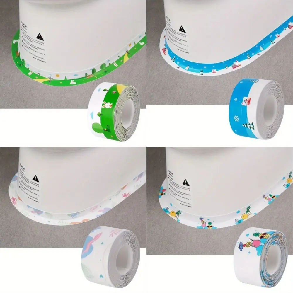 Nastro adesivo professionale per cuciture da 3,2 m/rotolo Nastro per mastice impermeabile in PVC Sigillante per piastrelle doccia autoadesivo anti-muffa per spazi angolari