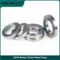 Nickel Plated Strip para Li-ion, Nickel Sheet Plate, Connector 0.1 ~ 0.2mm, Steel Belt, Spot Welding Machine, Battery Welder, 18650