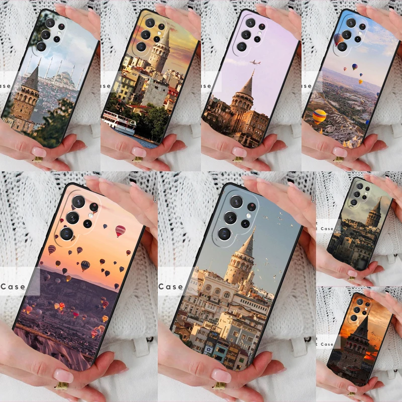 Turkey Istanbul Scenery BUMPER Phone Cover Case for Samsung Galaxy S26 Ultra S20 FE Note 10 S24 S23 S21 S25 Plus S22