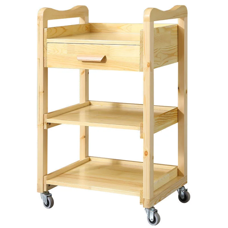 Multi-level cart with drawers for health care, beauty, manicure, work, storage, bathroom and living room.