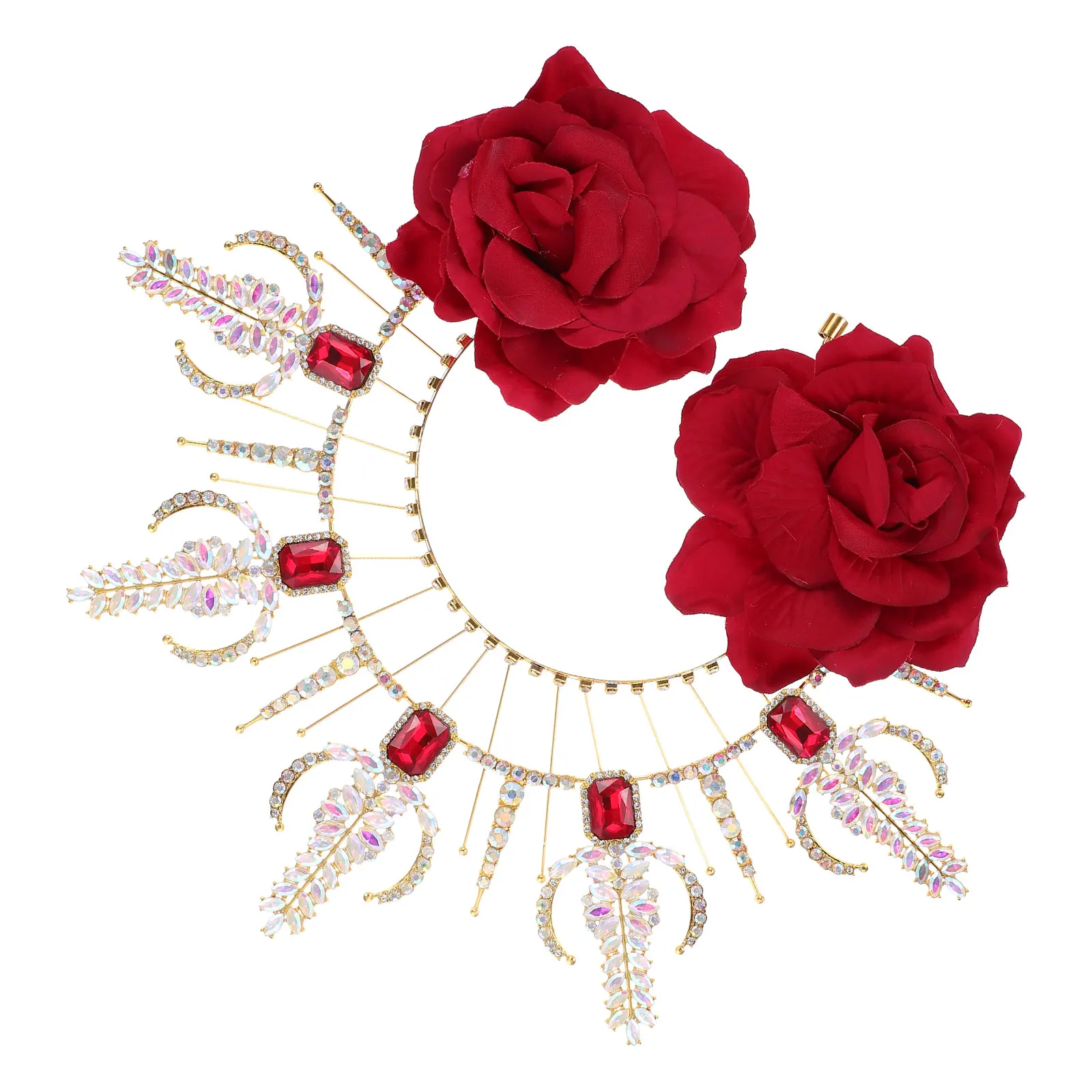 

Vintage Gothic Headband Floral Decorative Hair Accessory For Women Girls Party Wedding Cosplay Costume Prop Hairband