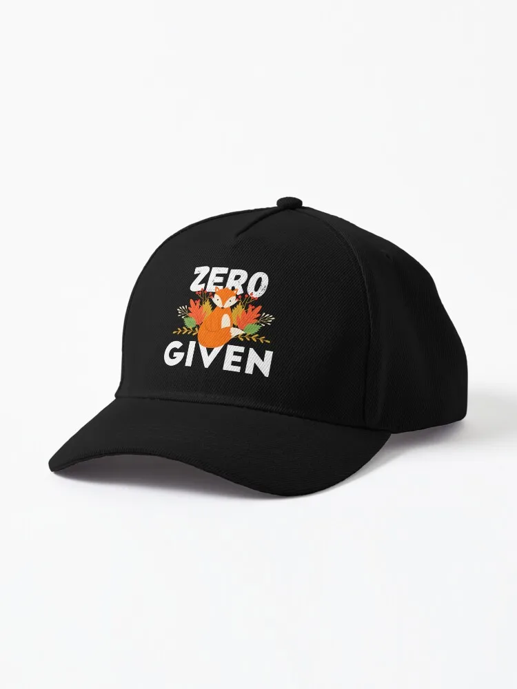 Zero Fox Given Cute Fox With Autumn Leaves Cap For Unisex Adult Outdoor Casual Sun Baseball Caps New Fashion Hat