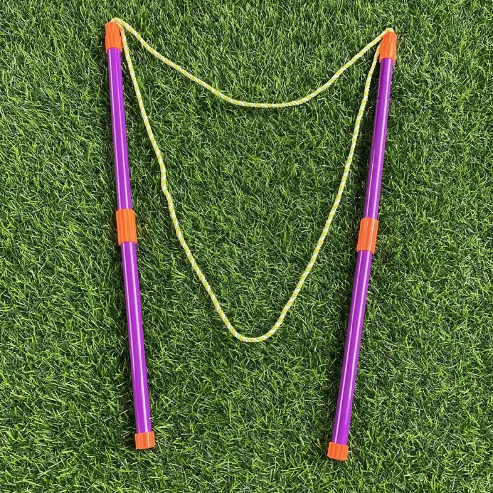 Grande baguette à bulles détachable, jouets d'activité à bulles d'été, accessoires de spectacle de bulles colorés, Double pôle