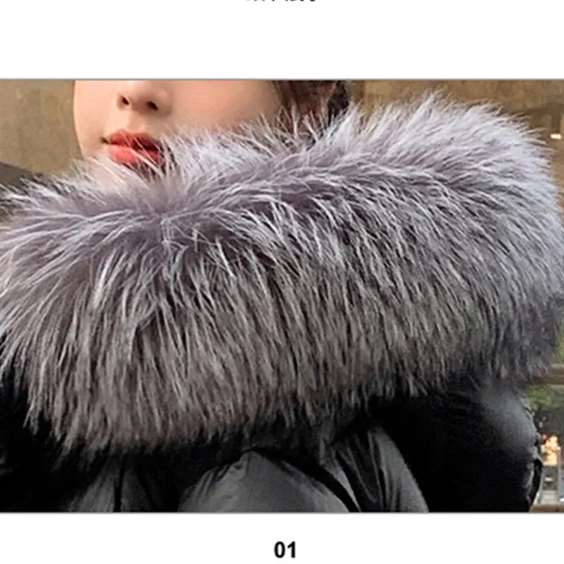 Jaqueta de penas de ganso de alta qualidade feminina inverno 2025 nova gola de pele de raposa casaco com capuz preto feminino grosso longo parker casaco