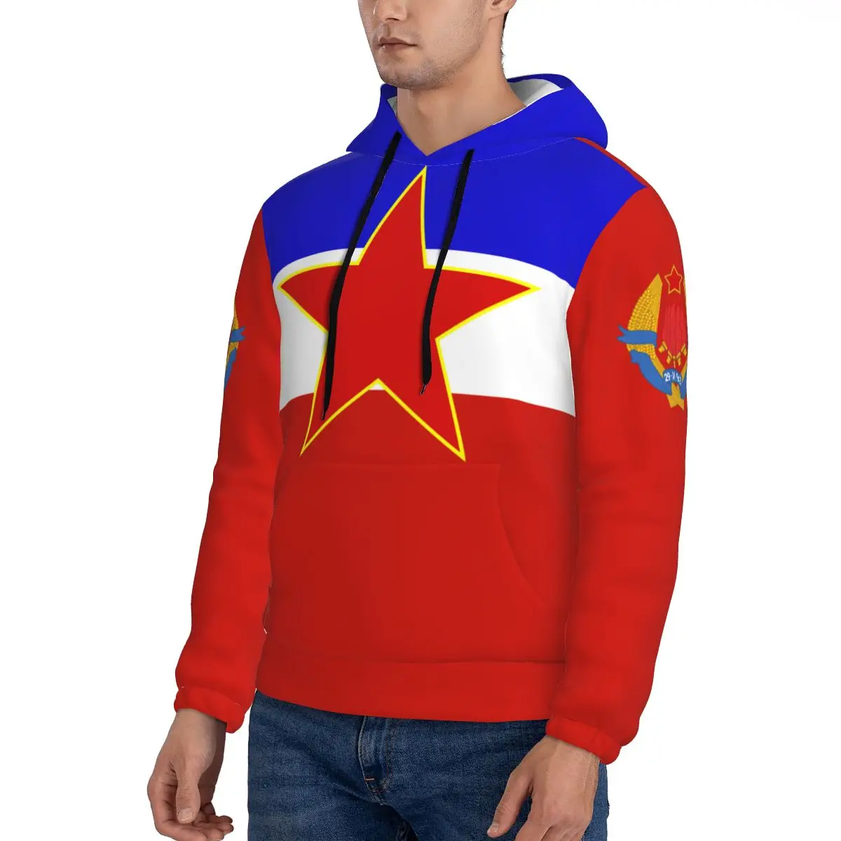 Custom Name Yugoslavia 3D Country Flag Print Hoodie Men Sweatshirt Women Hip Hop Streetwear Tracksuit Clothing