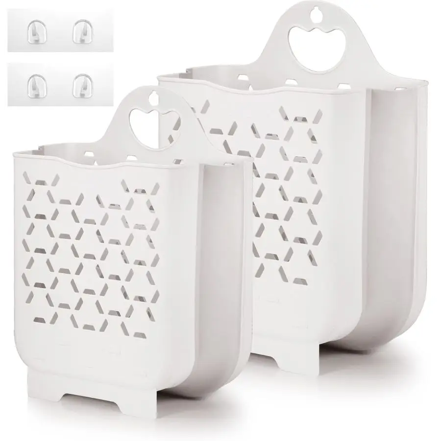 

Корзина складная корзина для белья, 2 упаковки, корзина для одежды, портативная корзина для грязной одежды, умные корзины для экономии места для стирки