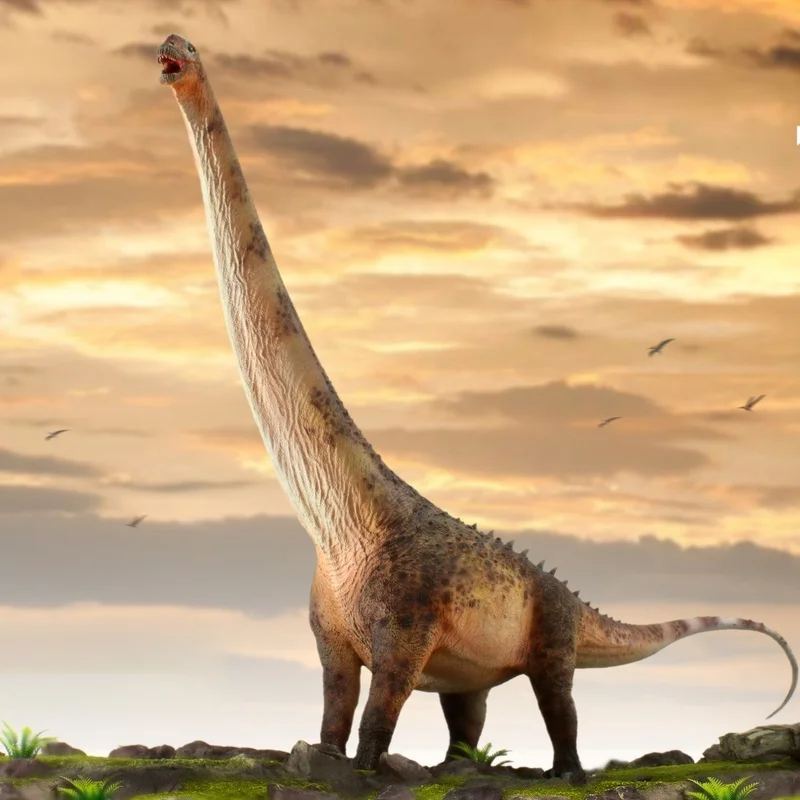 

Большой динозавр, аргентинский дракон, Сайропод, динозавр, игрушка, имитация модели, подарочная коллекция ручной работы, орнамент, 1/35, сокровище магазина