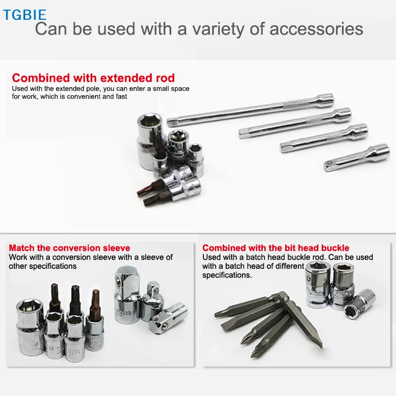 

[TL]【TL】Mini Double Headed Ratchet Wrench 1/4 Inch Drive Socket Screwdriver Bit Driver Quick Release Ratchet Wrench Hand Tools
