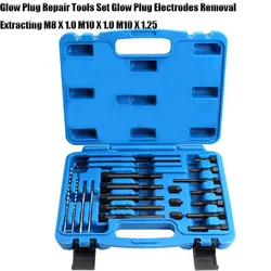 New Broken Glow Plug Electrodes Removal Tool Set M8 X 1.0 - M10 X 1.0 - M10 X 1.25