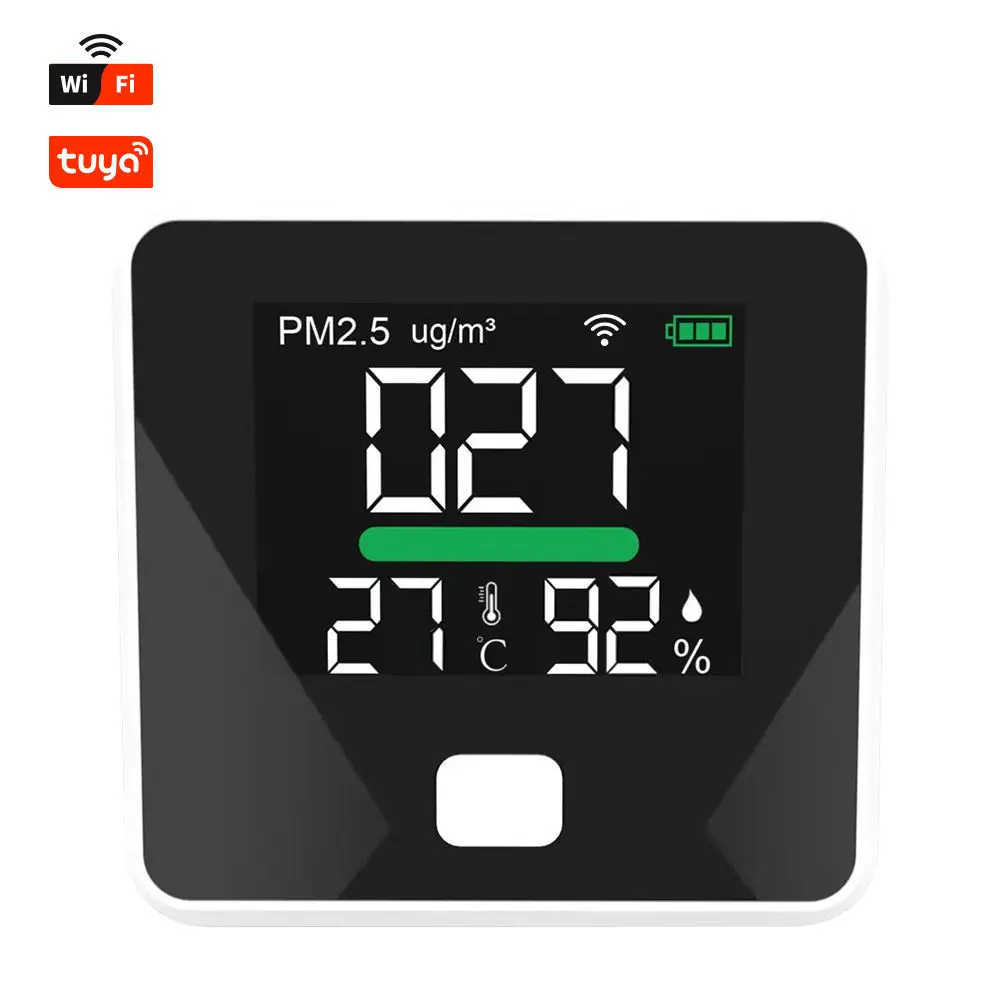 

DM103B Tuya WiFi PM2.5 Analyzers Meter Air Quality Monitor Portable Mini Digital PM2.5 Gas Detector Temperature Humidity Sensor