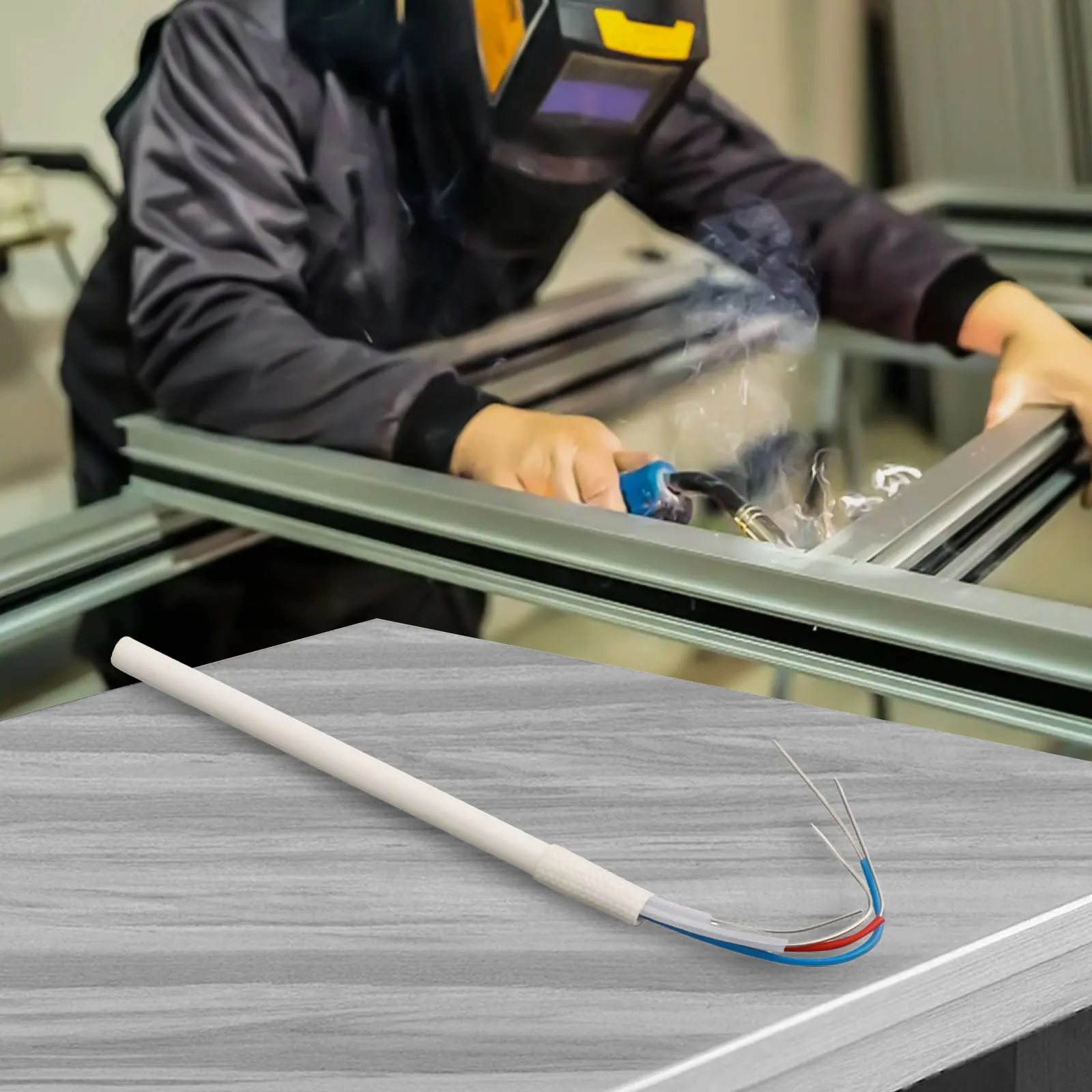 New 50W Ceramic Heater Soldering Element For 936A Four-core Heating Welding 952A Wire 952B 952D Core Nickel-coated