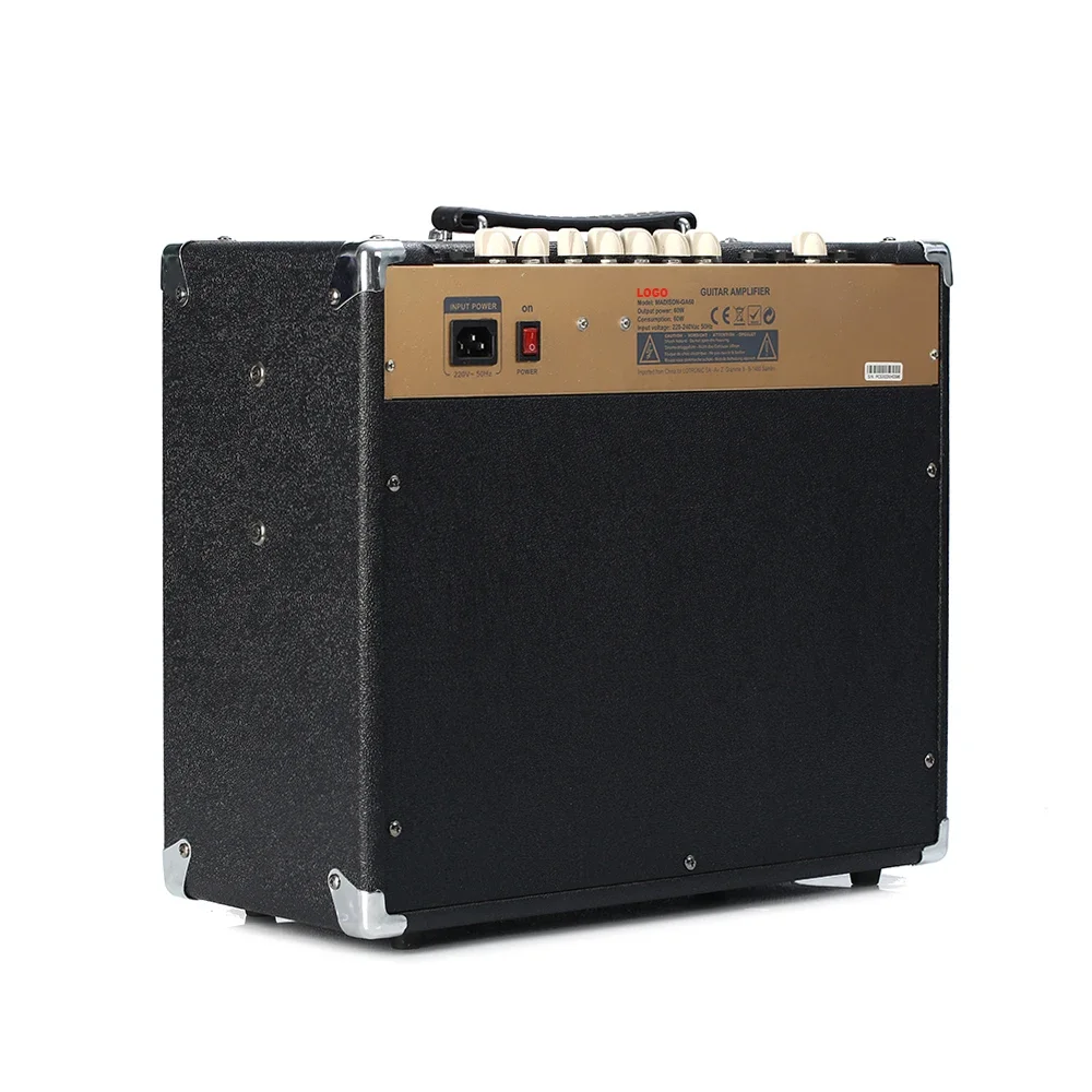 GA60 Electric Guitar Amplifier Cabinet With Effects Black or customized 43*20*38cm Perfect Sound And High Quality