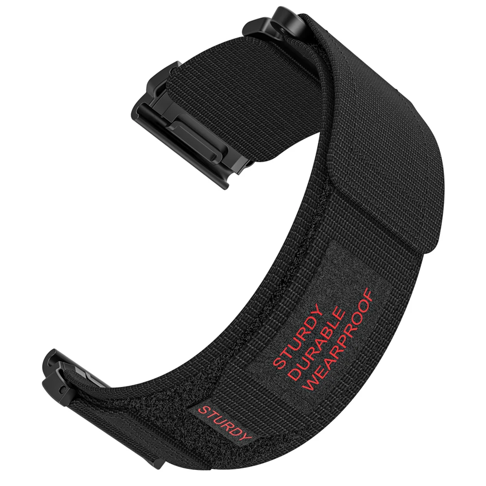 QuickFit 22 26 mm Nylon-Uhrenarmband für Garmin Fenix 8 Pro Fenix8 E 7 7X/Epix 2 Pro/Forerunner 970 965/Instinct 2X Armband