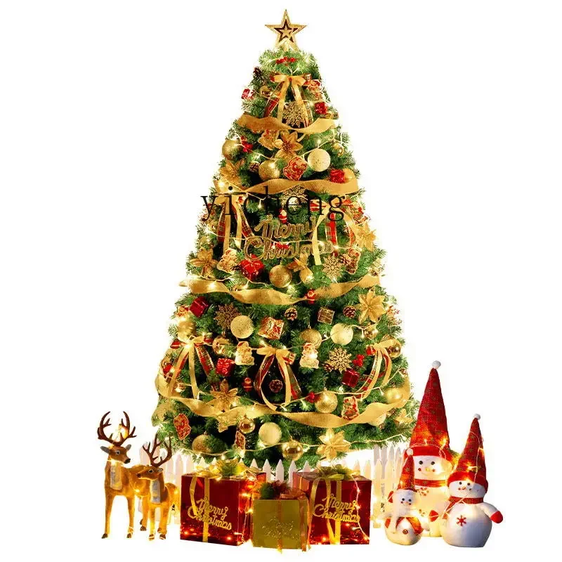 

ZK Christmas tree home encryption package DIY luminous ornament home living room Christmas decoration