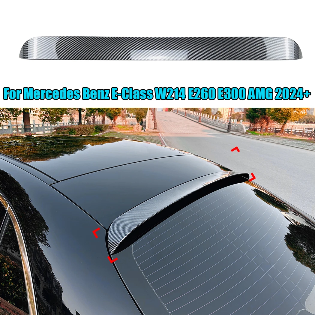 

For Mercedes Benz E-Class W214 E260 E300 AMG 2024+ Car Tail Wings Fixed Wind Spoiler Rear Wing Auto Protector Guard