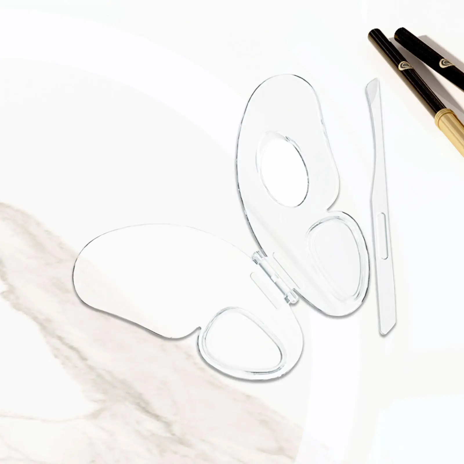 Make-uppaletten Lade Cosmetisch mengpalet Transparant foundation mengen