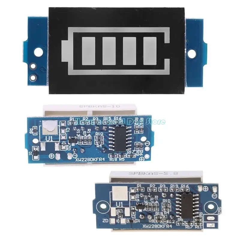 462D Single 3.7V Lithium Battery Capacity Module 4.2V Blue Display Tester