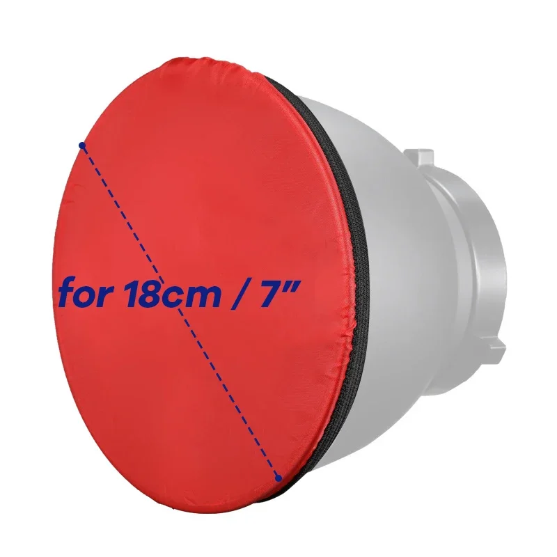 Color Cap Filter Diffusion Fabric Cover for Studio Flash Strobe Monolight 7
