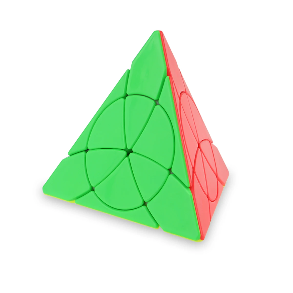 Yongjun Blütenblatt-Pyramide, 3 x 3 x 3 Zauberwürfel, hochwertiges Lernspielzeug, 3 x 3 Pyramide