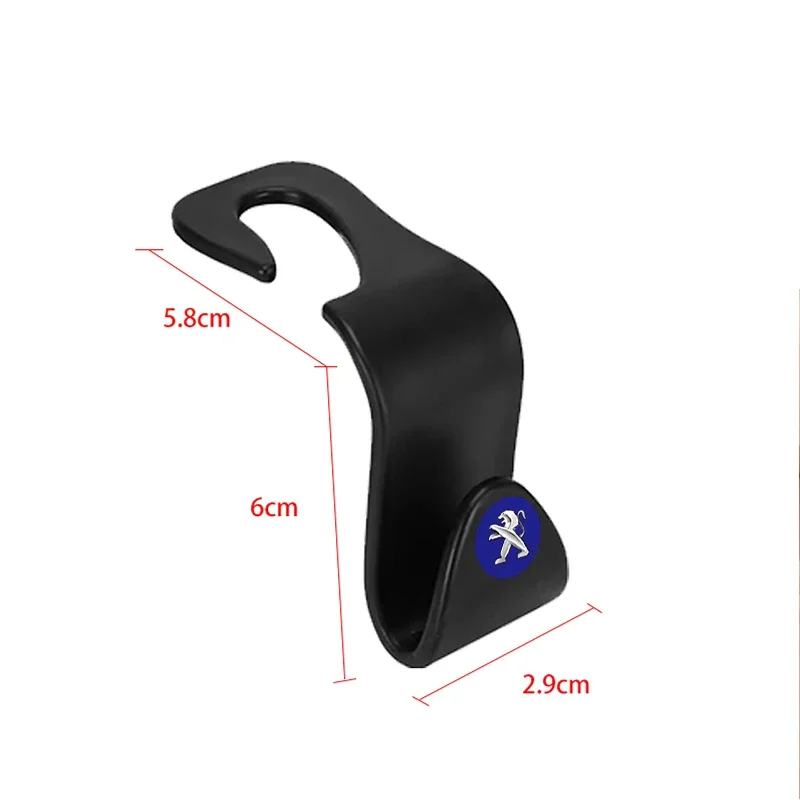 

Car Seat Back Hooks Vehicle Clips Durable Hanger For New-Peugeot 206 207 208 308 508 E-208 2008 E-2008 Car Accessories