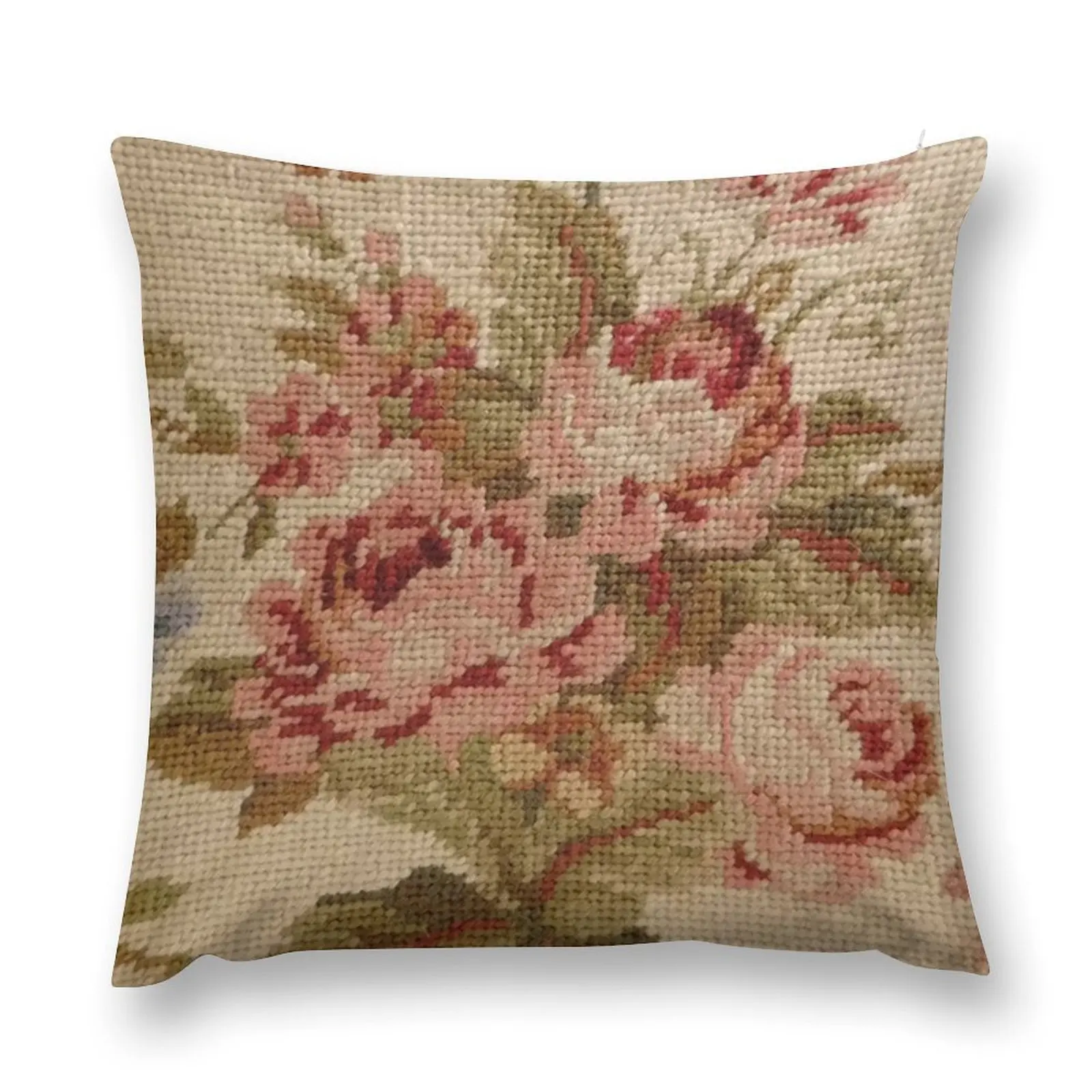 

Rose Vintage Needlepoint Throw Pillow Decorative Sofa Cushion Decorative Pillow Covers For Sofa pillow