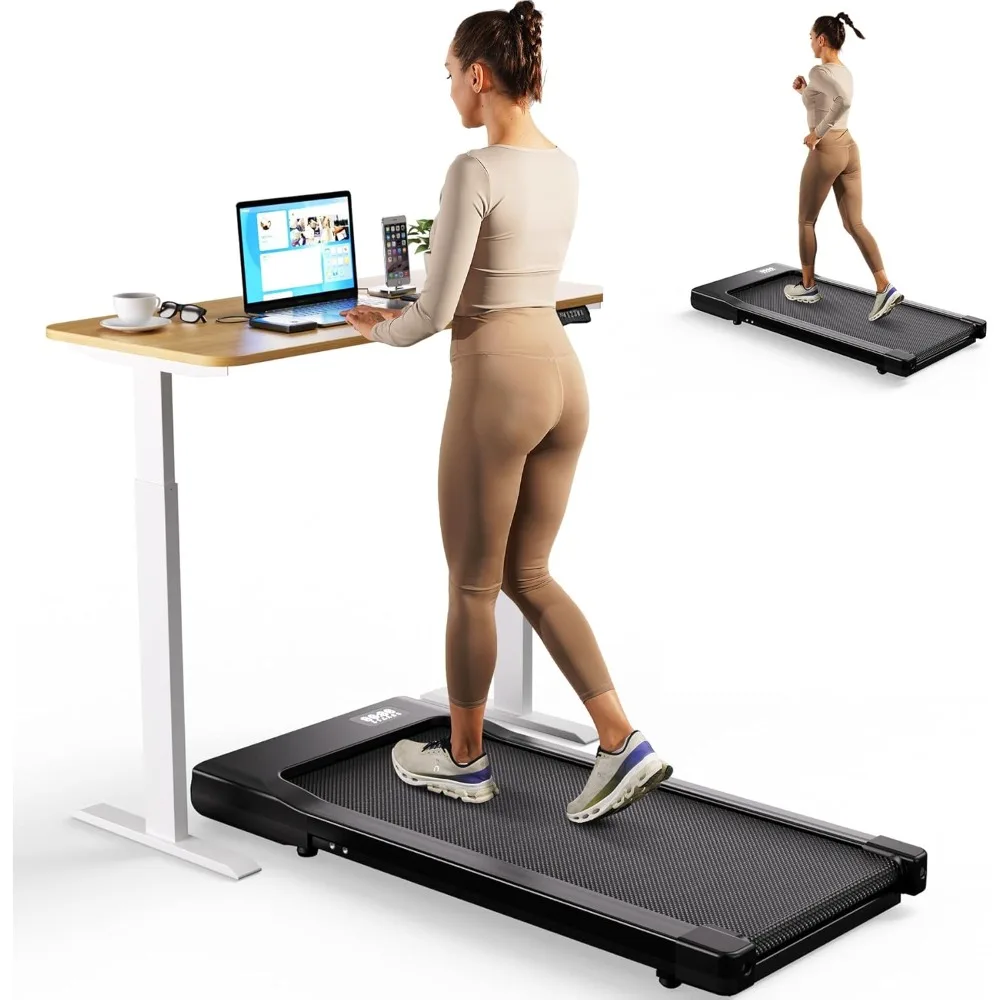 

Walking Pad, Under Desk Treadmill, 3 in 1 Portable Treadmill with Remote Control LED Display, 2.5 HP Quiet Walking Jogging