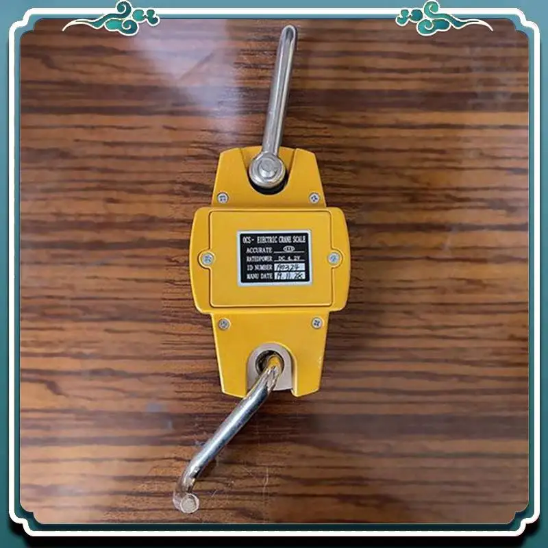

Industrial Crane Scale With Cast Aluminum Case, With Hooks For Farm Hunting Fishing Outdoor