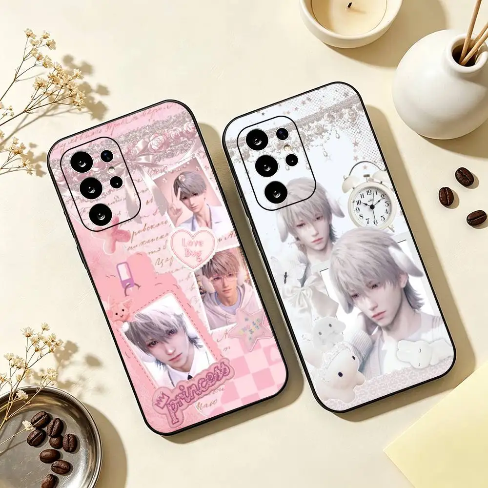 Xavier Love and Deepspace Game Phone Case for Samsung Galaxy S23,S24,S25,S22,Ultra,S21,Plus,FE,Lite,Note,10,Black Cover