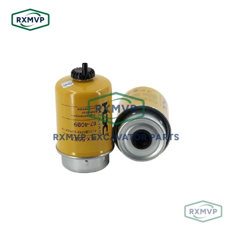 Excavator Fuel filter for  HLX-5937 117-4089 1174089  33636 BF7679-D  1458862 145-8862  162000080845  32925816 RE52424