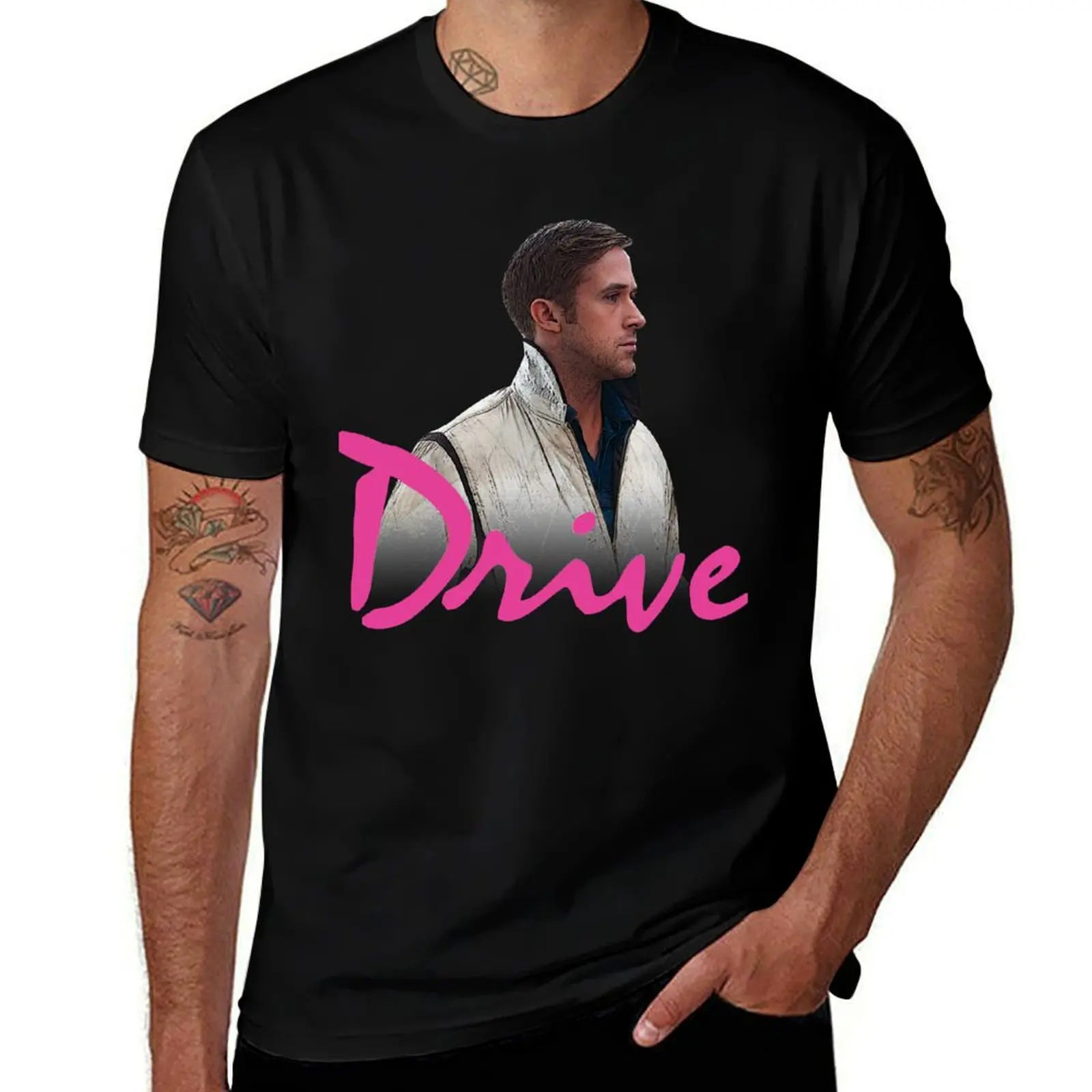 

Gift For Men Handsome Ryan Gosling Musician Awesome For Movie Fans T-Shirt man t shirt designer T-Shirt