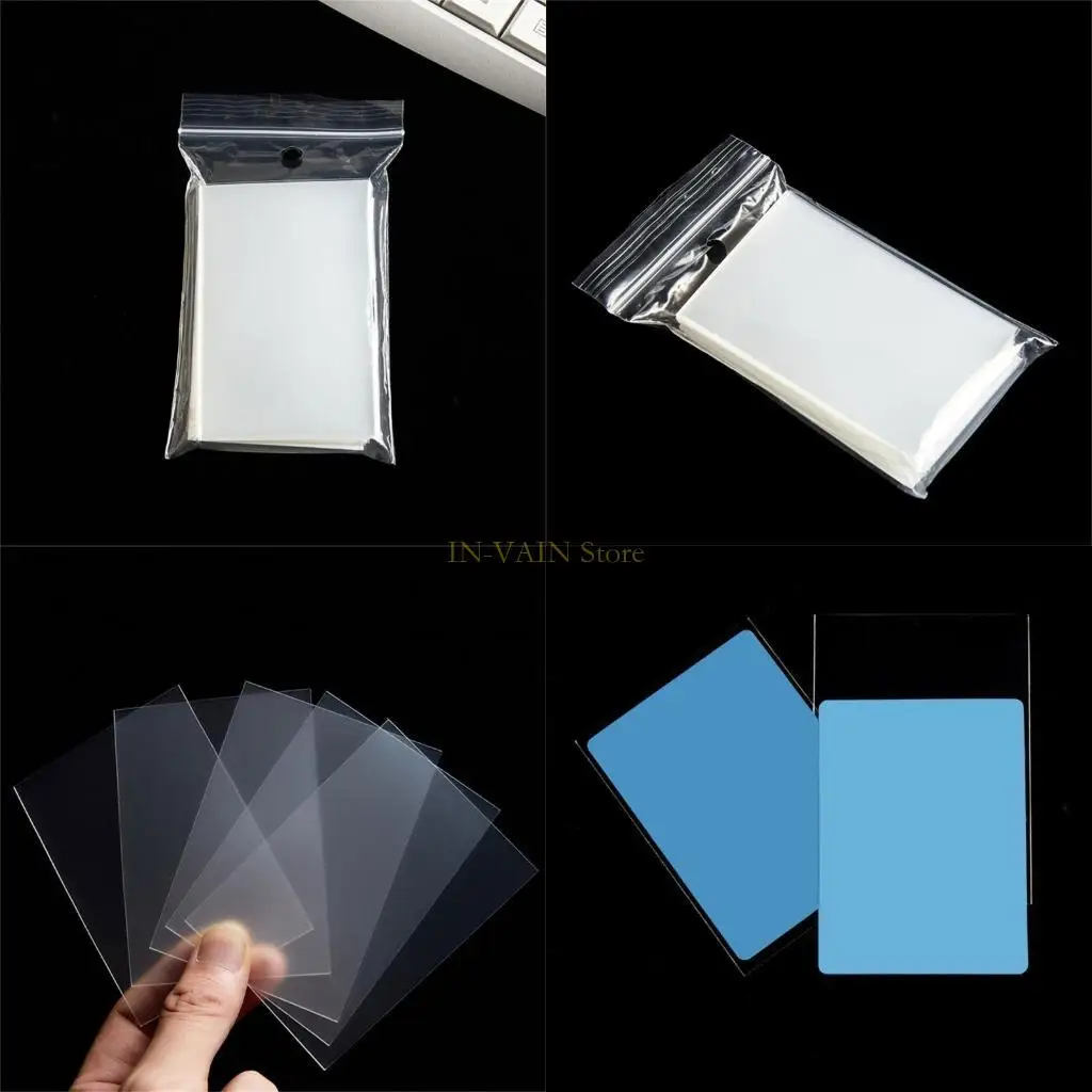 

M5TC Clear Penny Card Card Protectors Protectors пластиковые мягкие карты рукава 50peeces