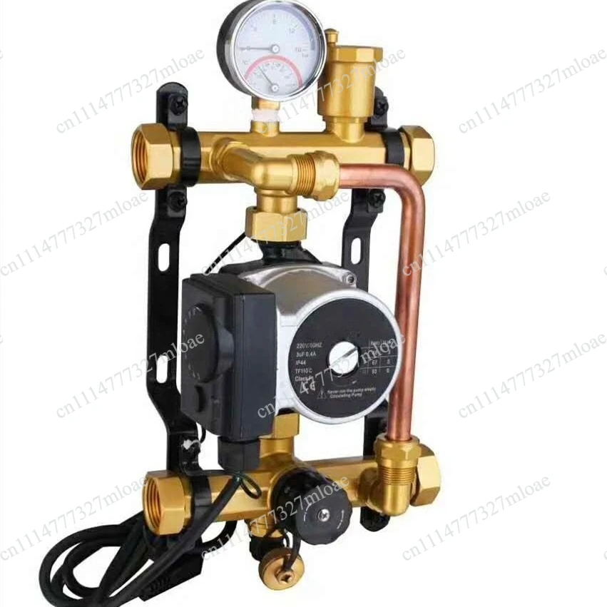 0-90 ℃ heating device mixing valve DF-1009 under floor heating hot and cold water circulation pump under floor manifold system