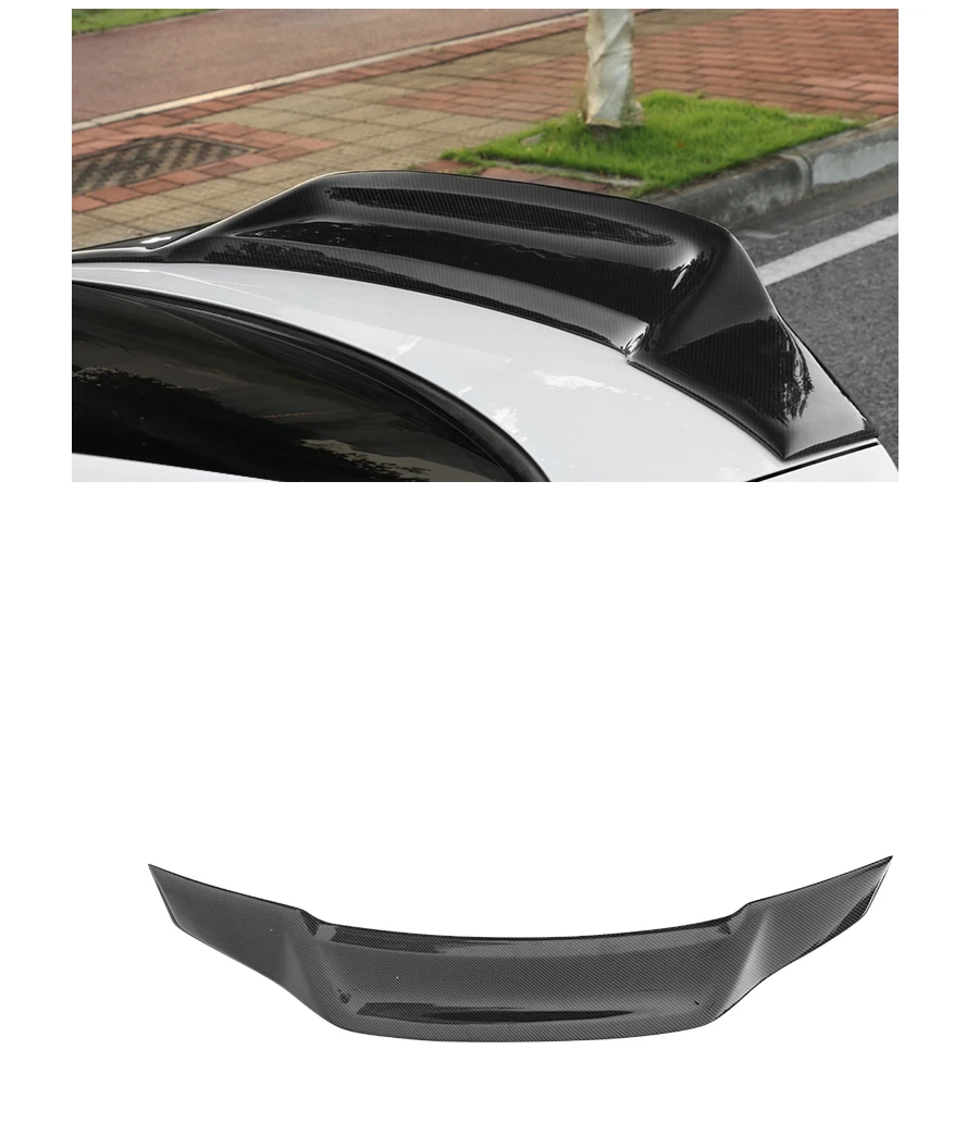 

Rear Spoiler For Audi A3 S3 Sline RS3 Sedan 2013 - 2019 Rear Trunk Spoiler Boot Lip Wing Carbon Fiber / FRP R Style