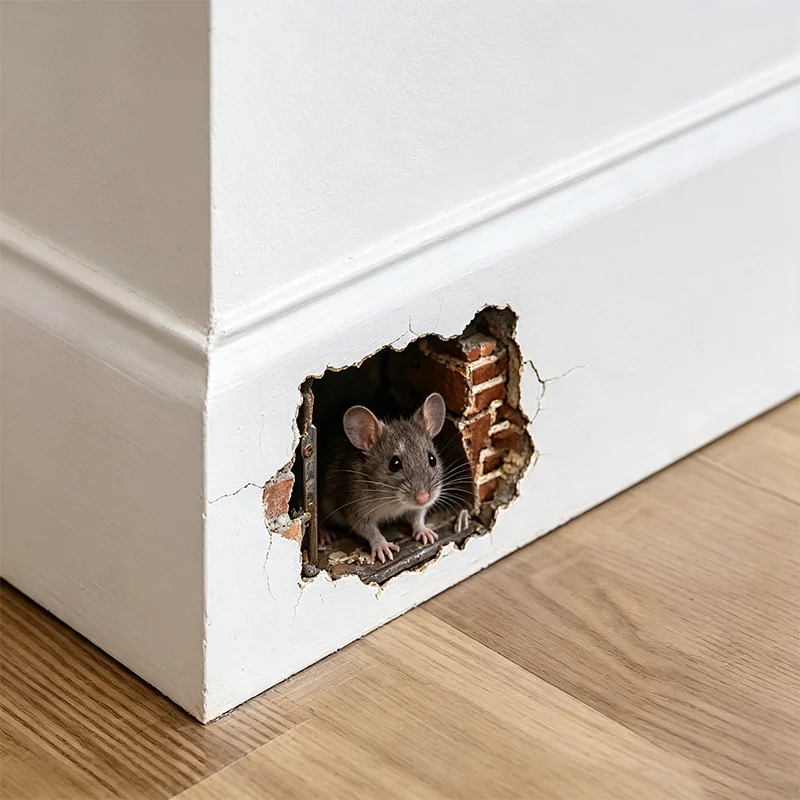 Creative Cartoon Little Rat Hole Sticker Cute Mouse Hole Mouse Hole Wall Stickers DIY Mini 3D Rat Wall Decal Stair
