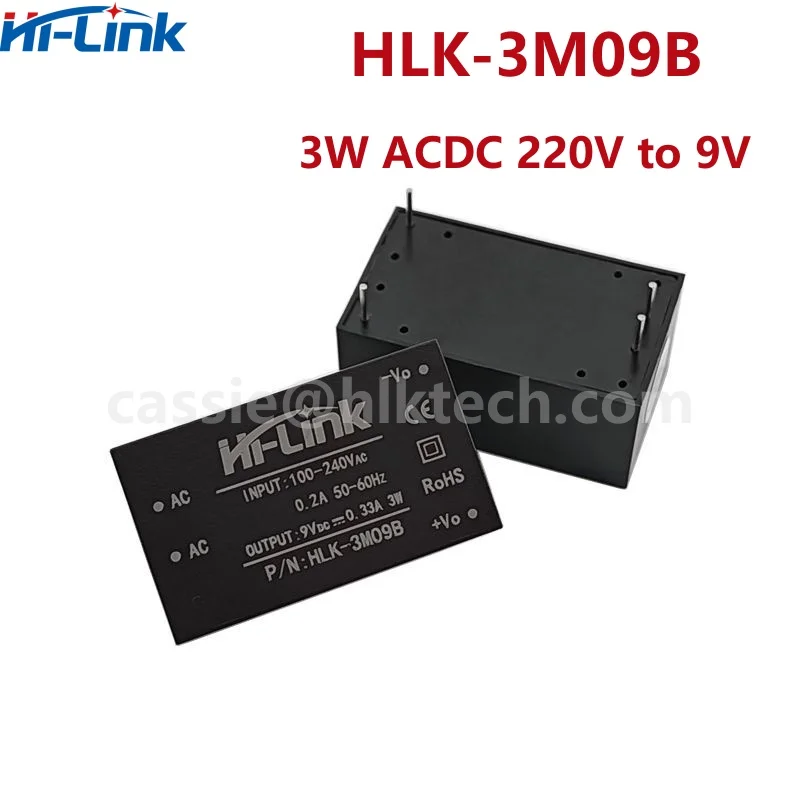 HiLink HLK-3M03B 3M05B 3M09B 3M12B 3M15B 3M24B 3W 5V ACDC Converter Module 220V To 3.3V/9V/12V/15V Switching Power Supply Module