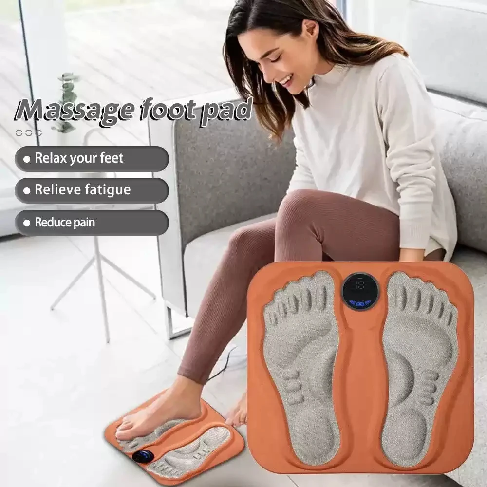 

Foot massager, intelligent 3D pulse foot pad, muscle acupoint stimulator, foldable acupoint massage pad, electric foot massager