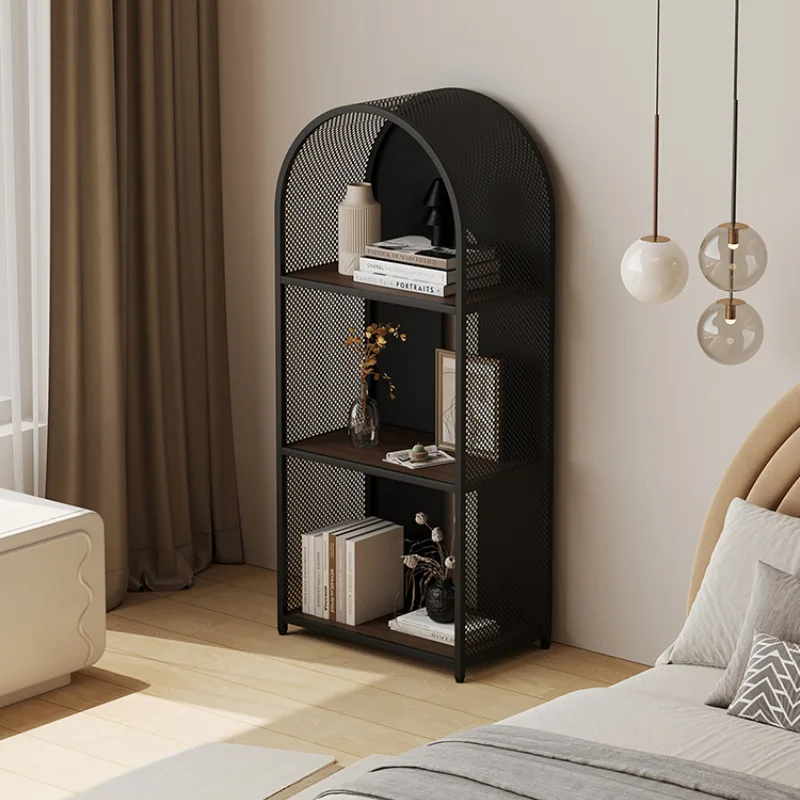 رف كتب منزلي مصنوع من الحديد المطاوع رف أرضي مقابل رف عرض الحائط رف كتب صور للأطفال في غرفة النوم #3