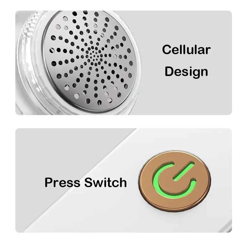 Electric Hairball Trimmer Clothes Automatic Hairball Removal Shaving Six Knife Heads Usb Charging Home Portable Home Lint Remove