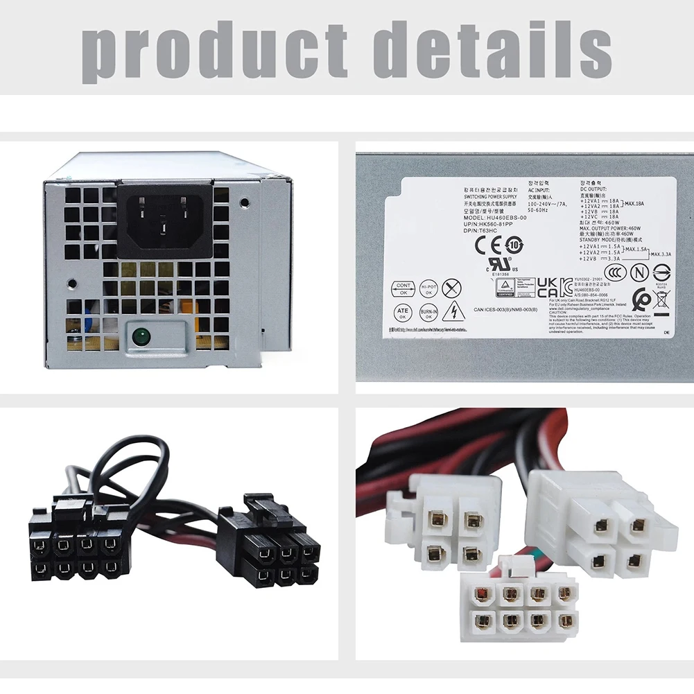 Desktop Upgrade ATX PSU Overvoltage Protection Overcurrent Protection Overvoltage Protection Power Supply 8.6 X 3.1 X 2.3 Inches