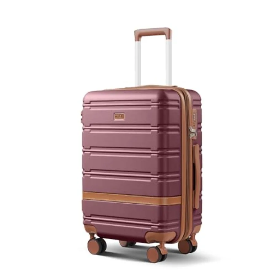 

carry on Luggage Sets with TSA Lock, PC+ABS Hard Shell Travel Luggage airline approved Expandable Carry-on suitcases with spinn