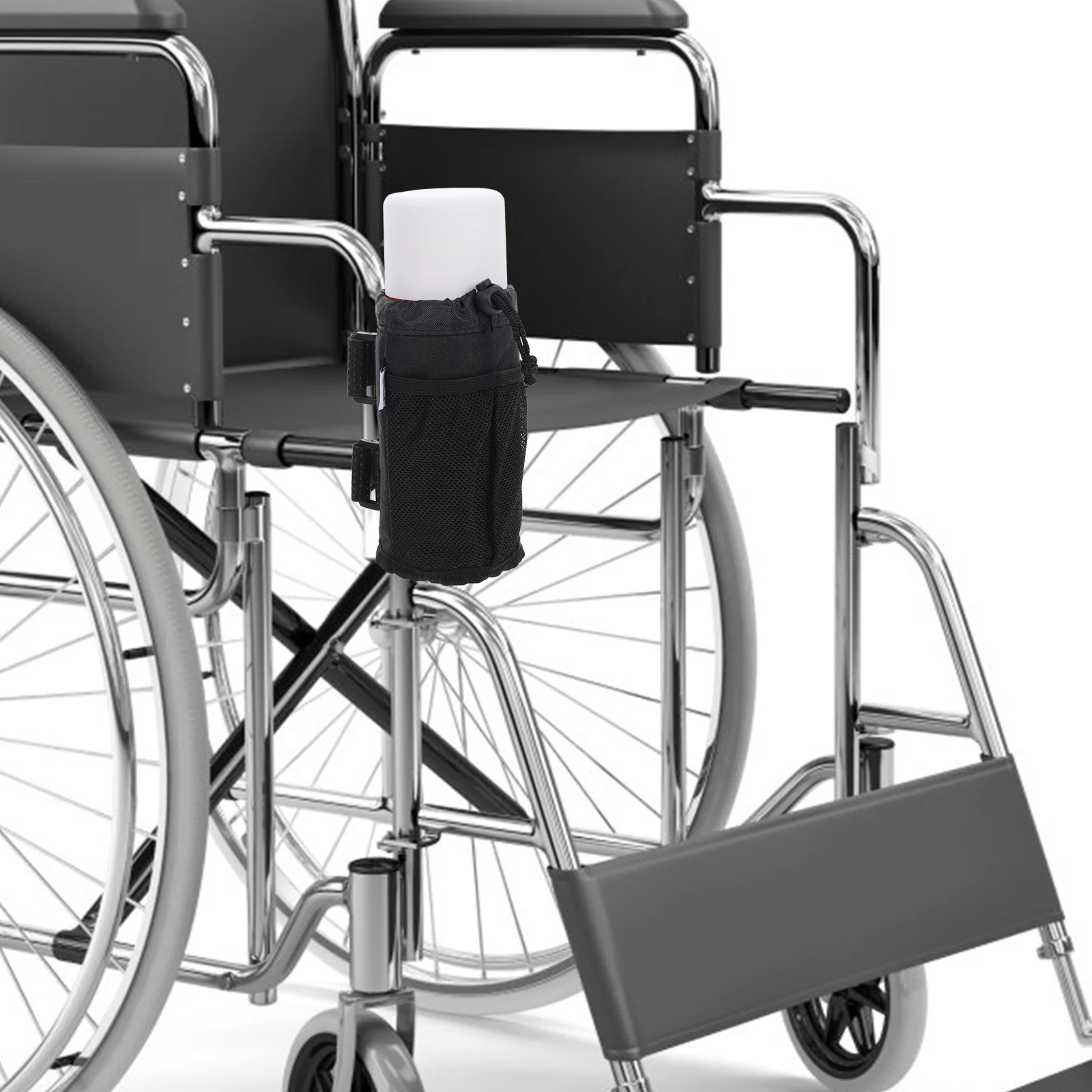 Portabicchieri per passeggino resistente Custodia per bottiglia flessibile per bottiglia d'acqua Tazza da caffè Bici Sedia a rotelle Attività all'aperto