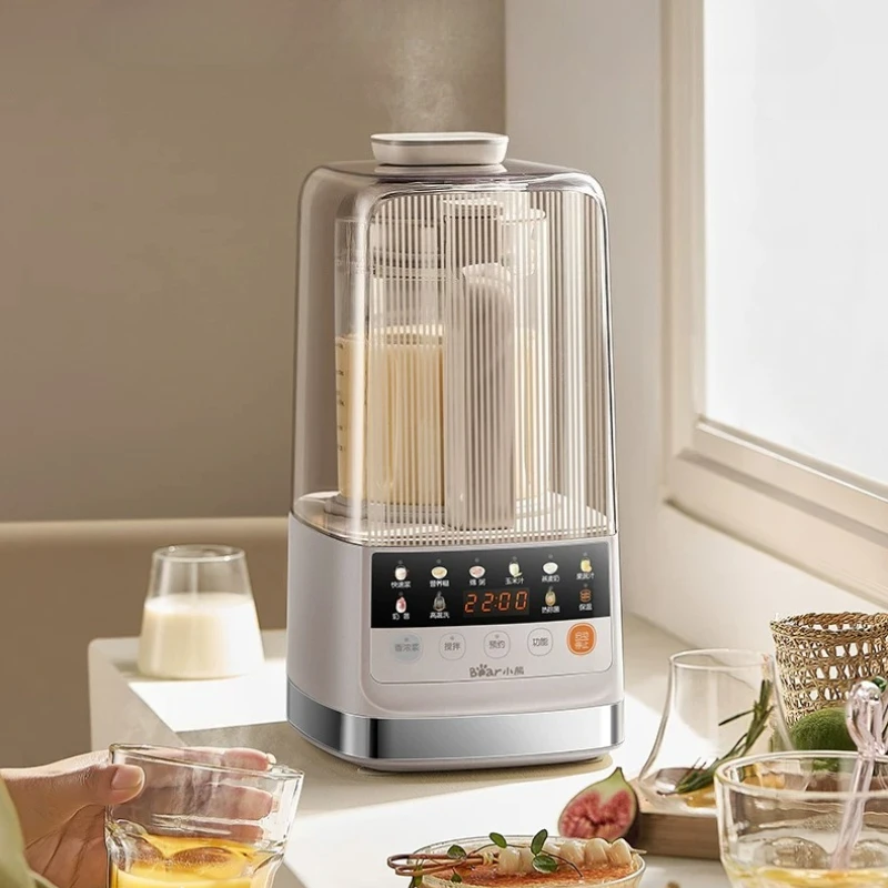 1.75L High Speed Blender Household Soy Milk Maker Multifunctional Noise Reduction Reservation Heating Juicer Food Processor