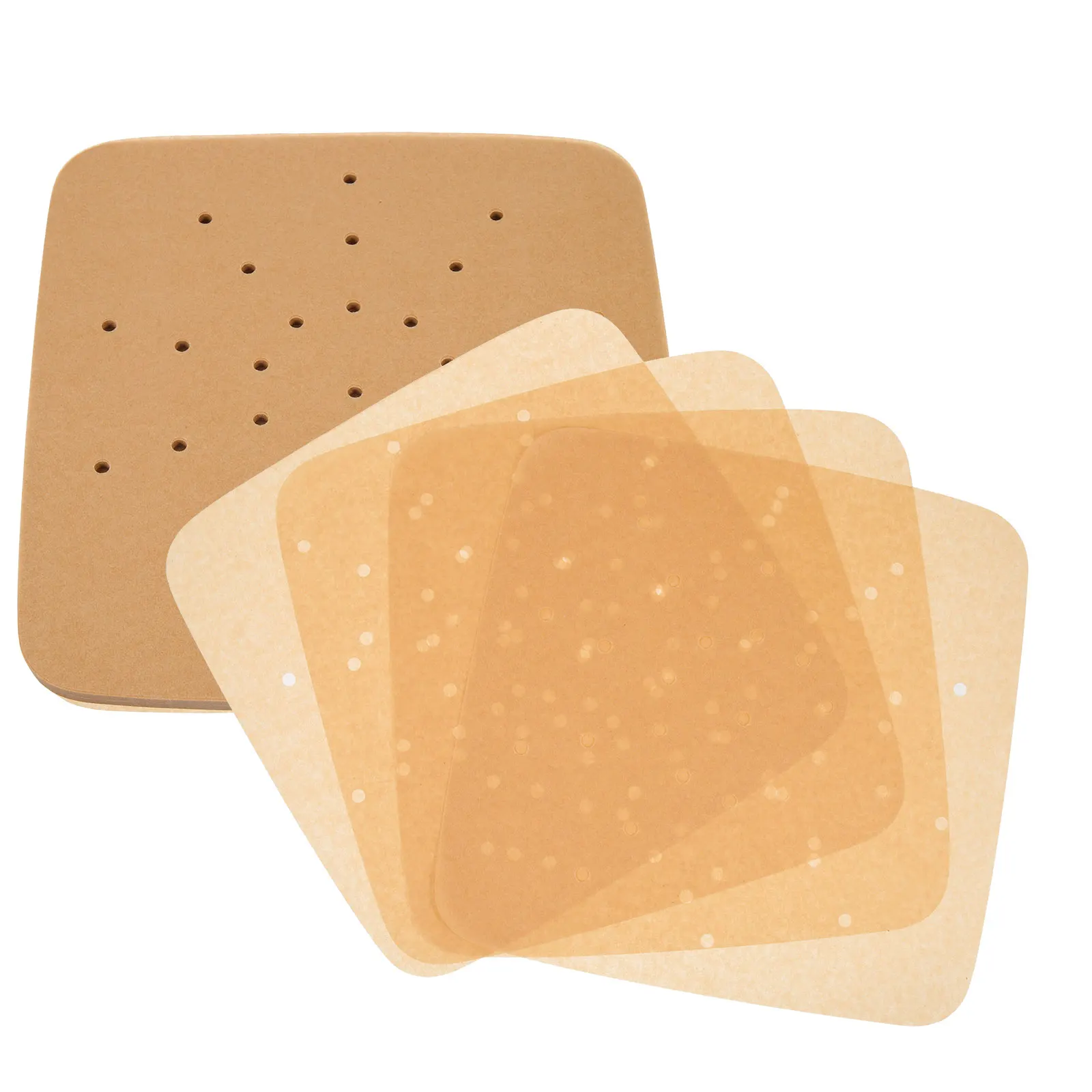 

200pcs Air Fryer Oil Absorbing Paper Grease Proof Disposable Baking Parchment Sheets Kitchen Liner Safe Non for Cookies