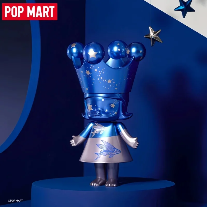 POP MART MEGA ROYAL MOLLY 100% Anniversary Blind Box Top Quality Collectible Art Figure Desktop Decorative Toy Mystery Box