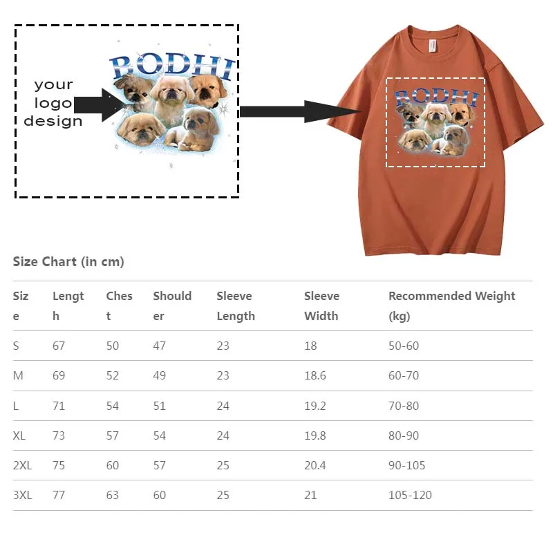 Premium 220GSM 100% Cotton Heavyweight T-Shirt - FREE Custom Printing Included - Best Value Store Favorite HM-X5