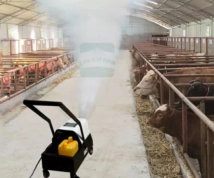 

Mini Fogging Machine for Chicken Farm Disinfection Poultry Spray Equipment Mosquito Control - Portable Cleaning Tool