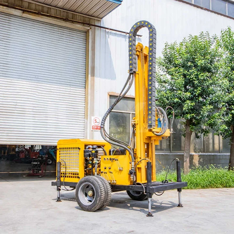 Cheap Pneumatic Water Well Drilling Rig Boring Drilling Rig Machine For High Efficient And Accurate Drilling