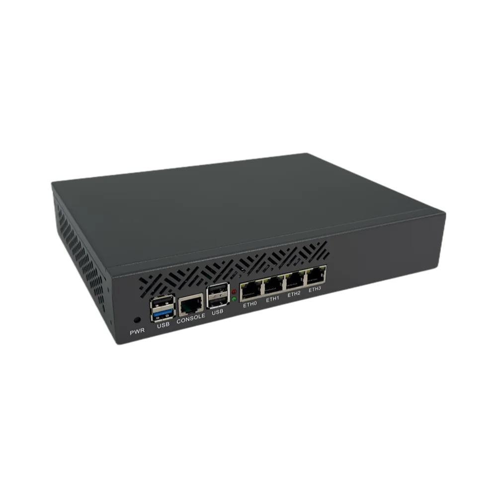 أجهزة شبكة سطح المكتب Intel N Series 4-Port 2.5GbE I226V Build Firewall VPN Home Server OTS-1264N4L
