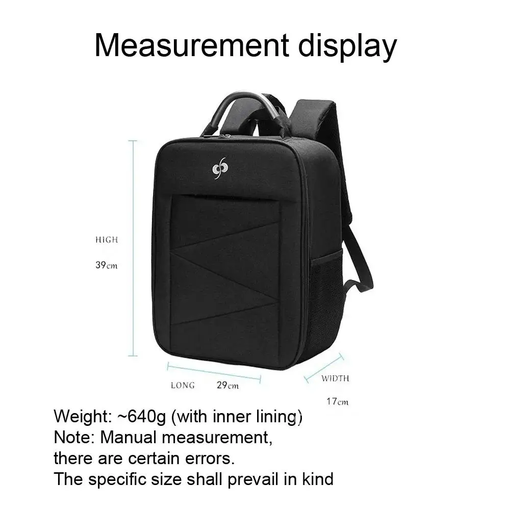 For DJI Avata 2 Storage Bag: Black Backpack Crossing Machine For DJI Avata 2 Outdoor Flight Accessories Organizer