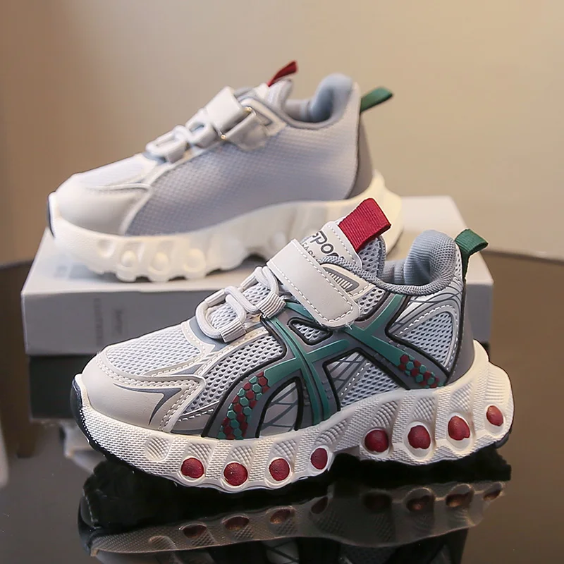 

Новая осенняя детская спортивная обувь с сеткой, дышащие усиленные износостойкие кроссовки для бега, повседневная обувь для кампуса на открытом воздухе